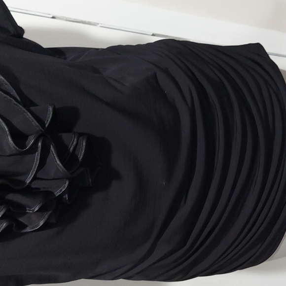 Black Ruffle Blouse - Picture 3 of 7